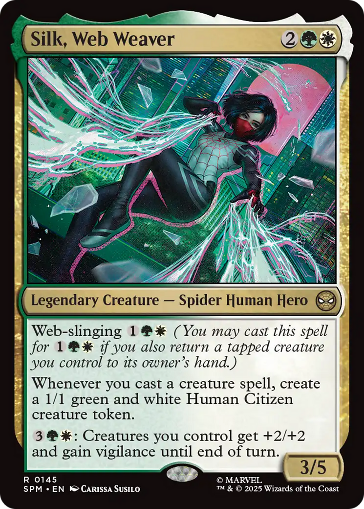 Silk, Web Weaver [Marvel's Spider-Man] MTG Single Magic: The Gathering | Red Claw Gaming
