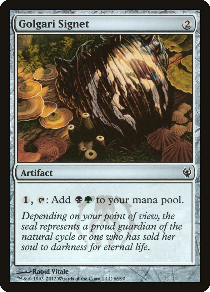 Golgari Signet [Duel Decks: Izzet vs. Golgari] MTG Single Magic: The Gathering | Red Claw Gaming