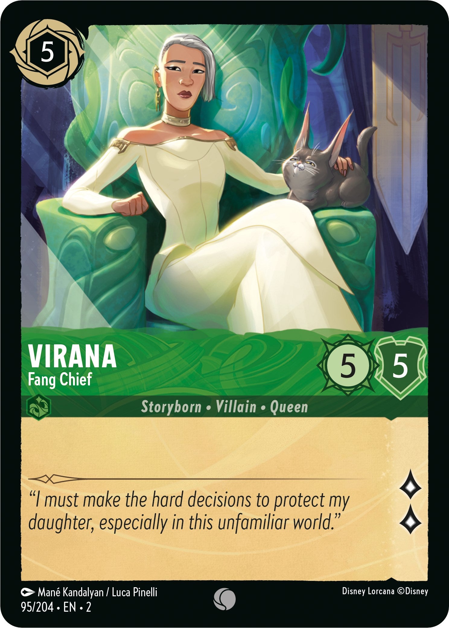 Virana - Fang Chief (95/204) [Rise of the Floodborn] Lorcana Single Disney | Red Claw Gaming