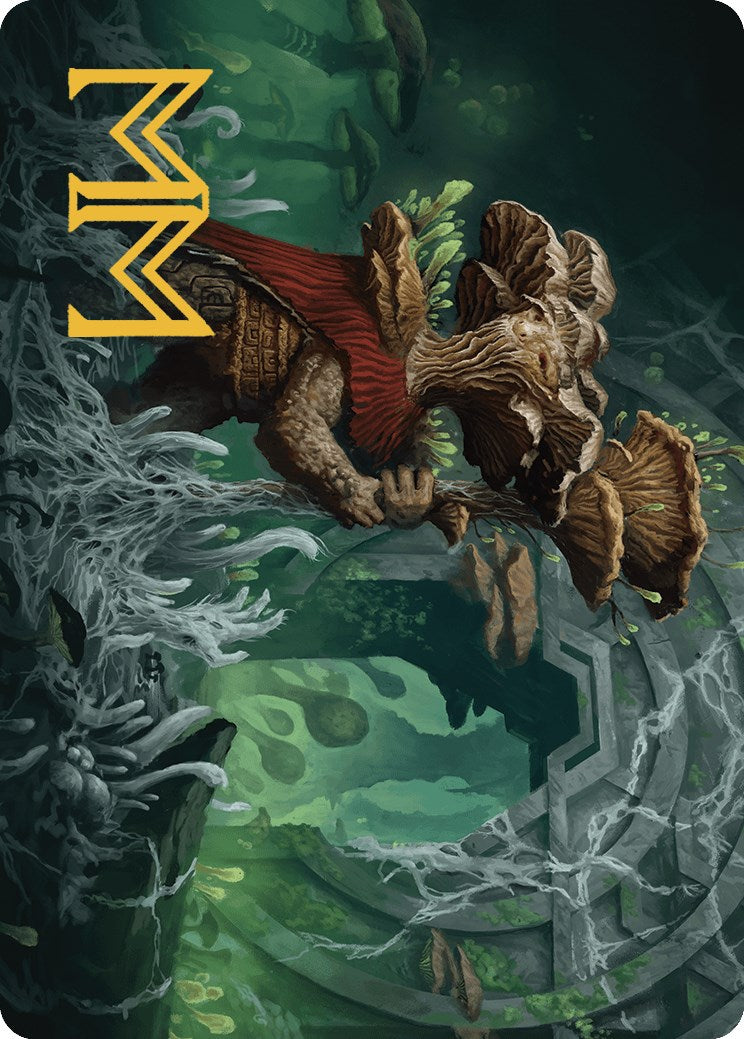 Tendril of the Mycotyrant Art Card (Gold-Stamped Signature) [The Lost Caverns of Ixalan Art Series] MTG Single Magic: The Gathering    | Red Claw Gaming