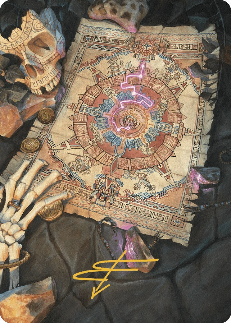 Map Token Art Card (Gold-Stamped Signature) [The Lost Caverns of Ixalan Art Series] MTG Single Magic: The Gathering    | Red Claw Gaming