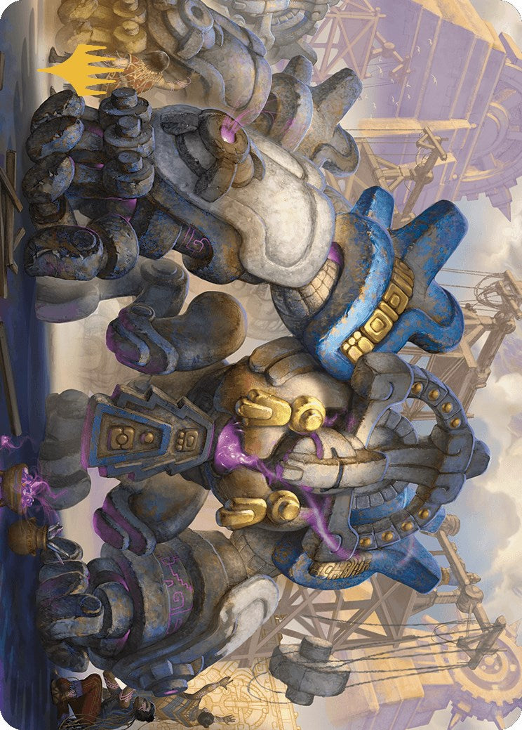 Master's Manufactory Art Card (Gold-Stamped Planeswalker Symbol) [The Lost Caverns of Ixalan Art Series] MTG Single Magic: The Gathering    | Red Claw Gaming