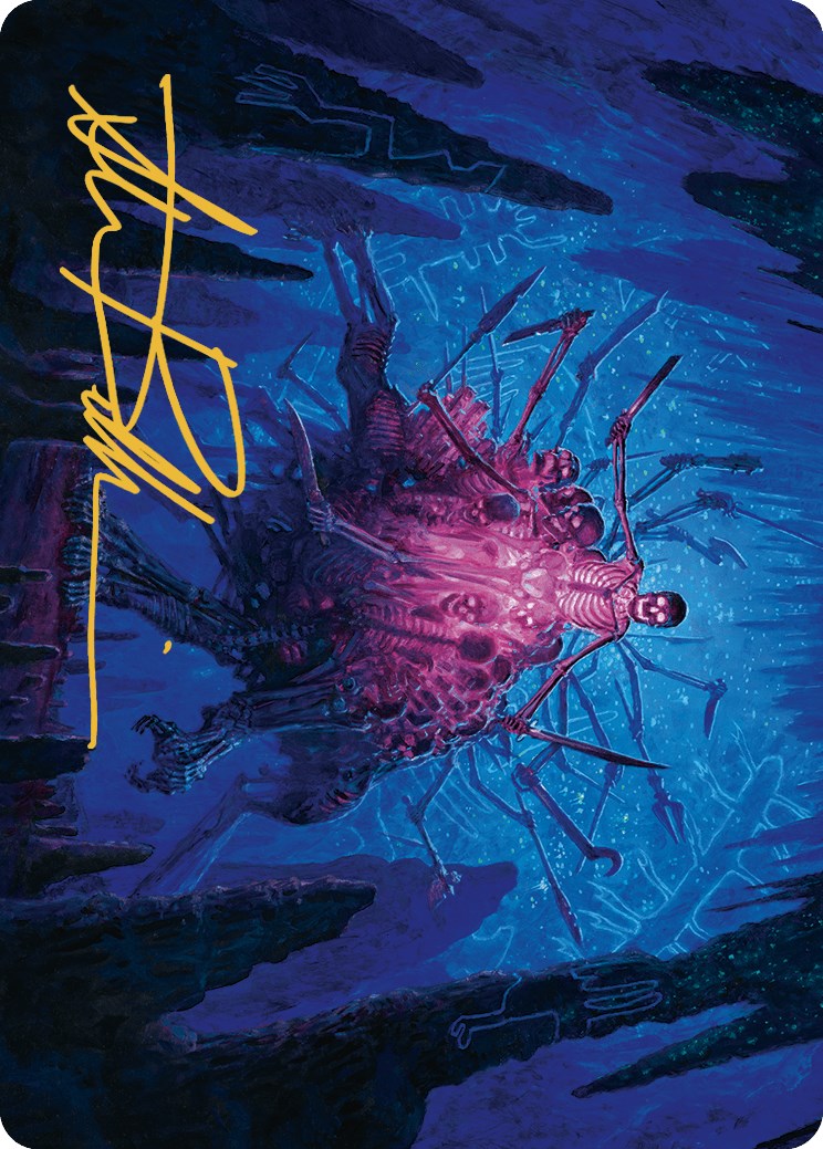 Uchbenbak, the Great Mistake Art Card (Gold-Stamped Signature) [The Lost Caverns of Ixalan Art Series] MTG Single Magic: The Gathering    | Red Claw Gaming