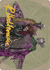 Throne of the Grim Captain Art Card (Gold-Stamped Signature) [The Lost Caverns of Ixalan Art Series] MTG Single Magic: The Gathering    | Red Claw Gaming