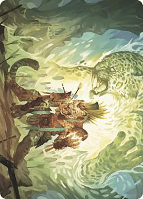 Might of the Ancestors Art Card [The Lost Caverns of Ixalan Art Series] MTG Single Magic: The Gathering    | Red Claw Gaming