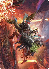 Triumphant Chomp Art Card [The Lost Caverns of Ixalan Art Series] MTG Single Magic: The Gathering    | Red Claw Gaming