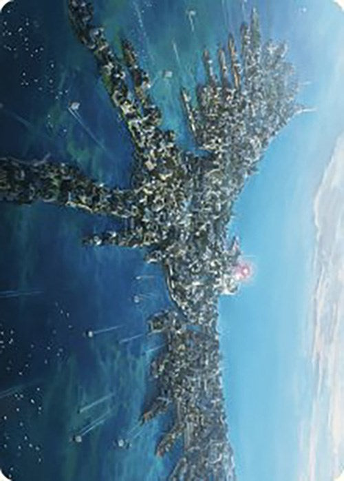 Restless Anchorage Art Card [The Lost Caverns of Ixalan Art Series] MTG Single Magic: The Gathering    | Red Claw Gaming