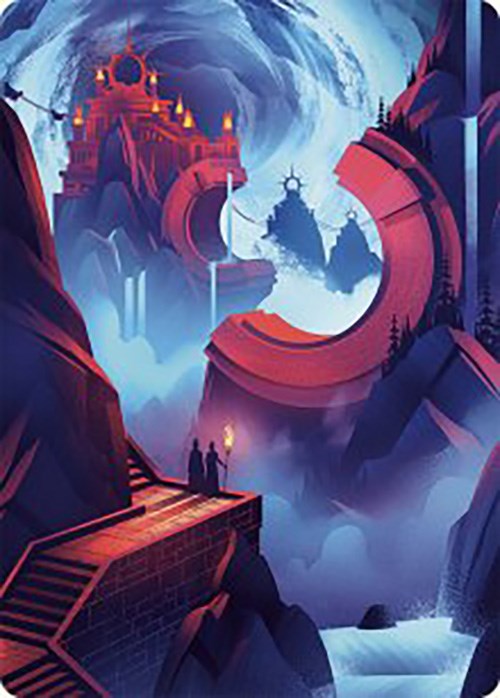Mountain Art Card [The Lost Caverns of Ixalan Art Series] MTG Single Magic: The Gathering    | Red Claw Gaming