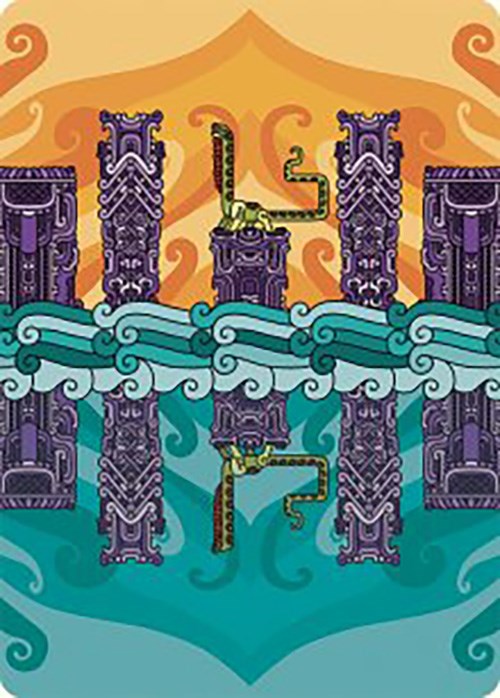 Echoing Deeps Art Card [The Lost Caverns of Ixalan Art Series] MTG Single Magic: The Gathering    | Red Claw Gaming