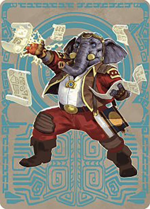 Quintorius Kand Art Card (65/81) [The Lost Caverns of Ixalan Art Series] MTG Single Magic: The Gathering    | Red Claw Gaming