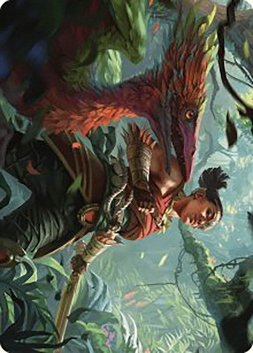 Wayta, Trainer Prodigy Art Card [The Lost Caverns of Ixalan Art Series] MTG Single Magic: The Gathering    | Red Claw Gaming