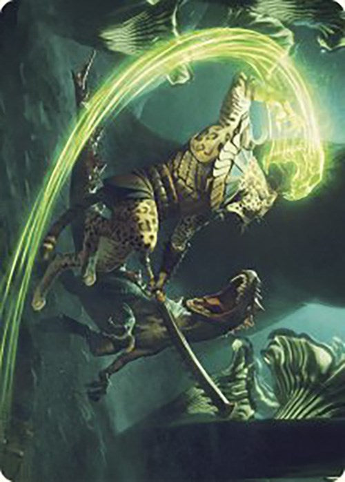 Contest of Claws Art Card [The Lost Caverns of Ixalan Art Series] MTG Single Magic: The Gathering    | Red Claw Gaming