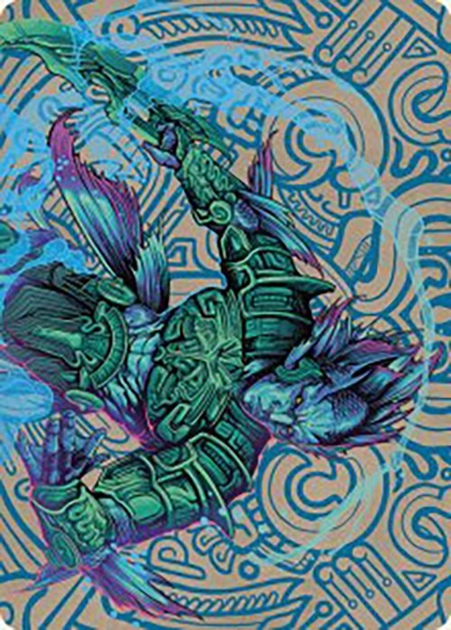 Hakbal of the Surging Soul Art Card [The Lost Caverns of Ixalan Art Series] MTG Single Magic: The Gathering    | Red Claw Gaming