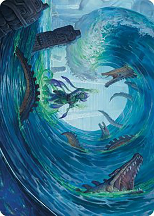 Wave Goodbye Art Card [The Lost Caverns of Ixalan Art Series] MTG Single Magic: The Gathering    | Red Claw Gaming
