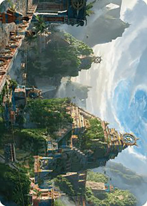 Clifftop Retreat Art Card [The Lost Caverns of Ixalan Art Series] MTG Single Magic: The Gathering    | Red Claw Gaming