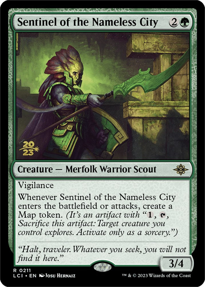 Sentinel of the Nameless City [The Lost Caverns of Ixalan Prerelease Cards] MTG Single Magic: The Gathering    | Red Claw Gaming