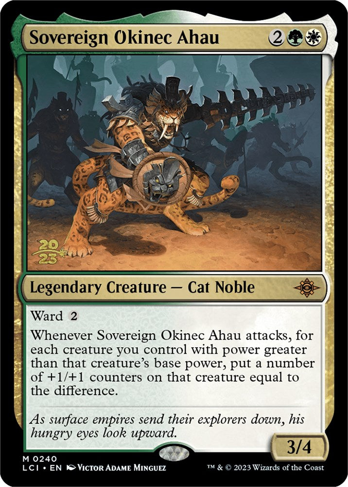 Sovereign Okinec Ahau [The Lost Caverns of Ixalan Prerelease Cards] MTG Single Magic: The Gathering    | Red Claw Gaming
