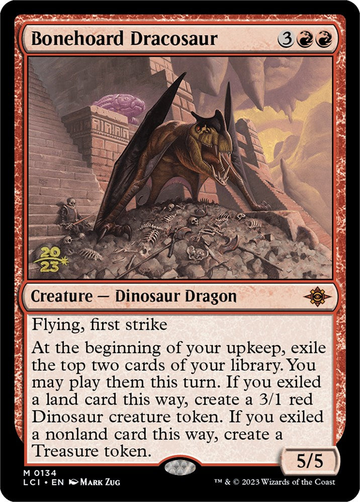 Bonehoard Dracosaur [The Lost Caverns of Ixalan Prerelease Cards] MTG Single Magic: The Gathering    | Red Claw Gaming