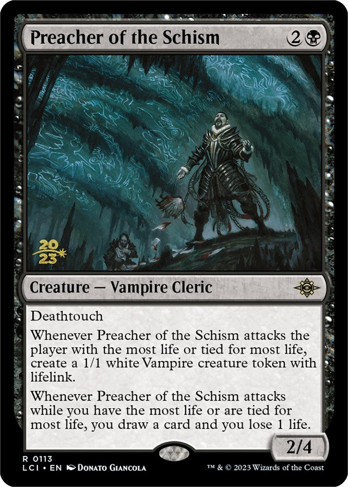 Preacher of the Schism [The Lost Caverns of Ixalan Prerelease Cards] MTG Single Magic: The Gathering    | Red Claw Gaming