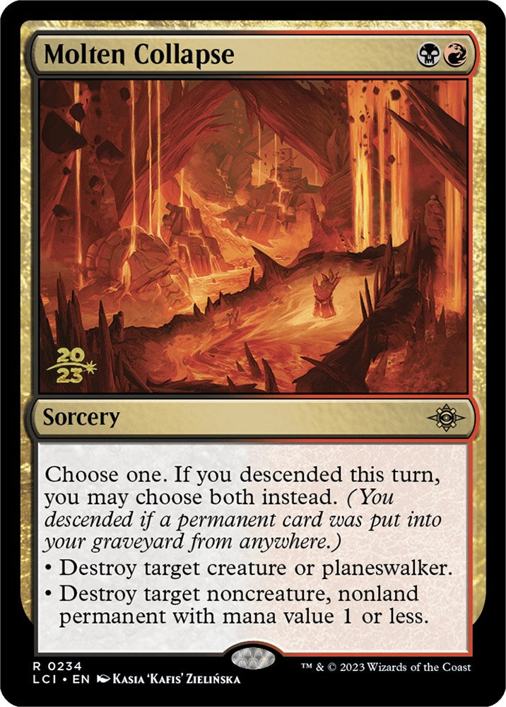 Molten Collapse [The Lost Caverns of Ixalan Prerelease Cards] MTG Single Magic: The Gathering    | Red Claw Gaming