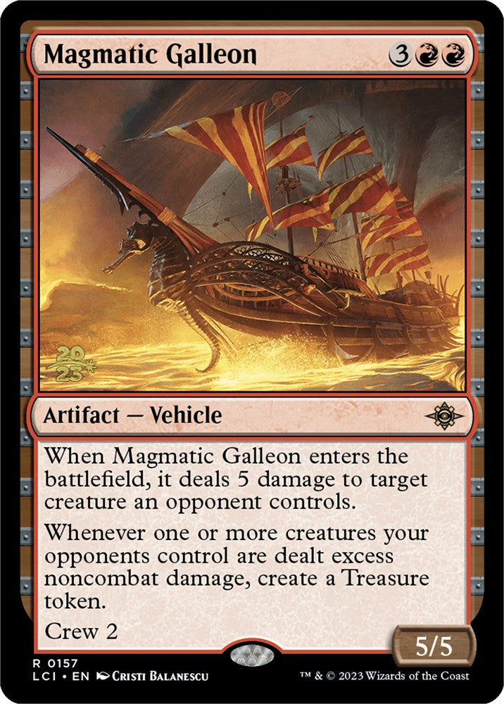 Magmatic Galleon [The Lost Caverns of Ixalan Prerelease Cards] MTG Single Magic: The Gathering    | Red Claw Gaming