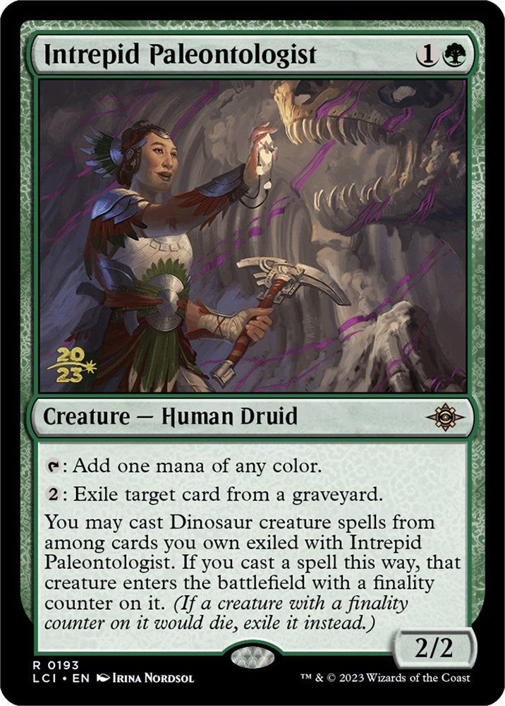 Intrepid Paleontologist [The Lost Caverns of Ixalan Prerelease Cards] MTG Single Magic: The Gathering    | Red Claw Gaming