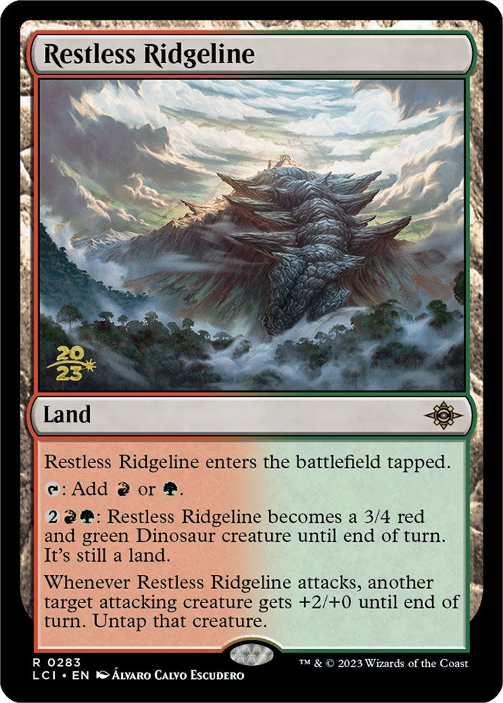Restless Ridgeline [The Lost Caverns of Ixalan Prerelease Cards] MTG Single Magic: The Gathering    | Red Claw Gaming