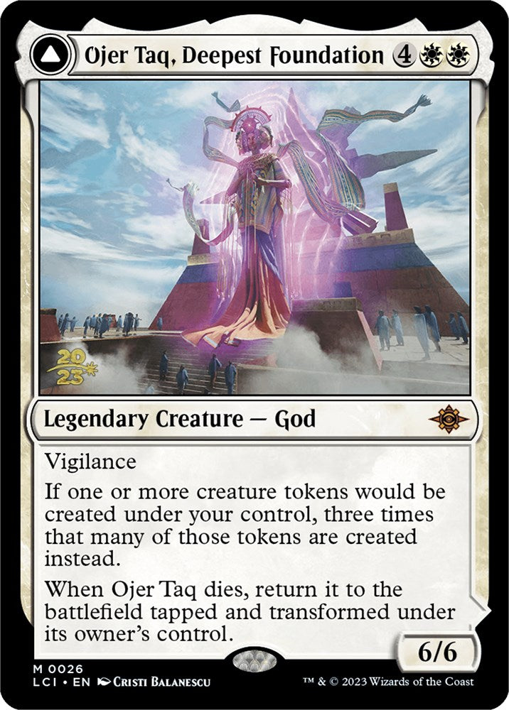 Ojer Taq, Deepest Foundation // Temple of Civilization [The Lost Caverns of Ixalan Prerelease Cards] MTG Single Magic: The Gathering    | Red Claw Gaming