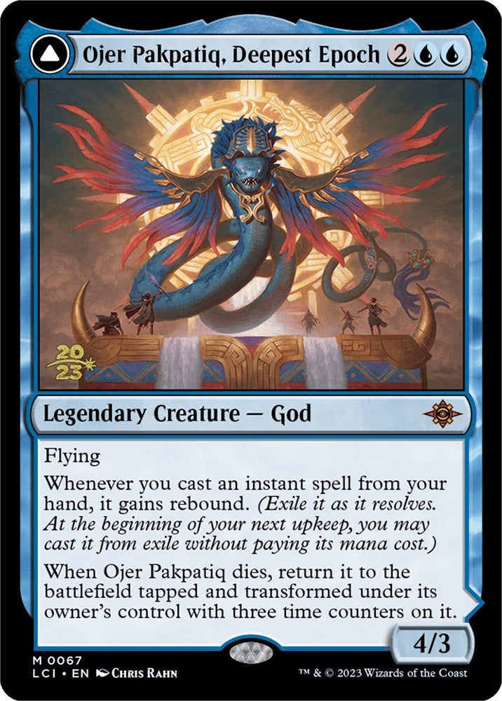 Ojer Pakpatiq, Deepest Epoch // Temple of Cyclical Time [The Lost Caverns of Ixalan Prerelease Cards] MTG Single Magic: The Gathering    | Red Claw Gaming