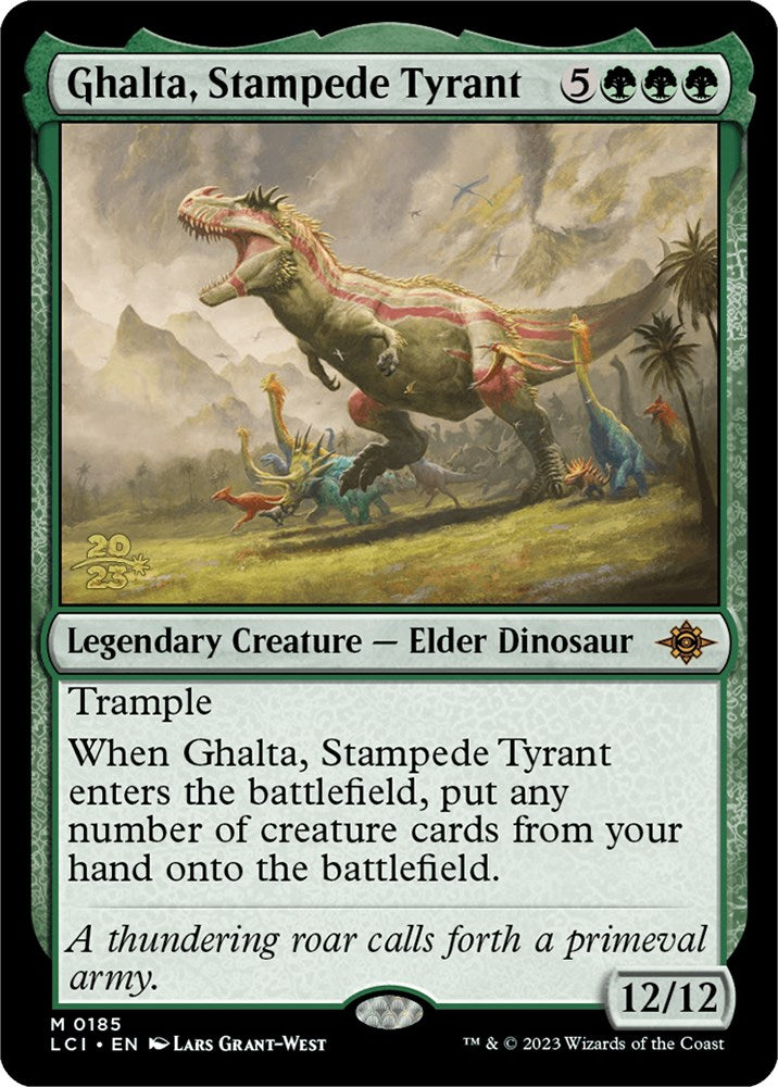 Ghalta, Stampede Tyrant [The Lost Caverns of Ixalan Prerelease Cards] MTG Single Magic: The Gathering    | Red Claw Gaming