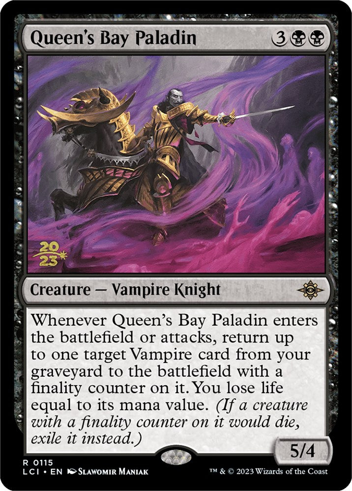 Queen's Bay Paladin [The Lost Caverns of Ixalan Prerelease Cards] MTG Single Magic: The Gathering    | Red Claw Gaming