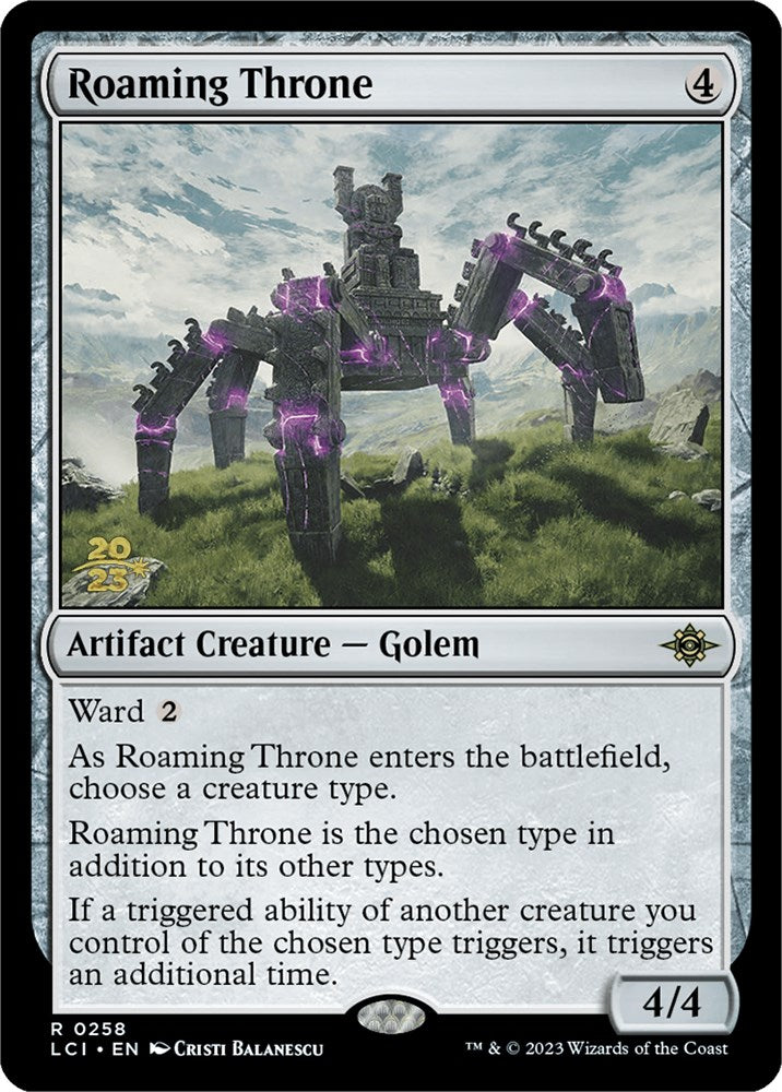 Roaming Throne [The Lost Caverns of Ixalan Prerelease Cards] MTG Single Magic: The Gathering    | Red Claw Gaming