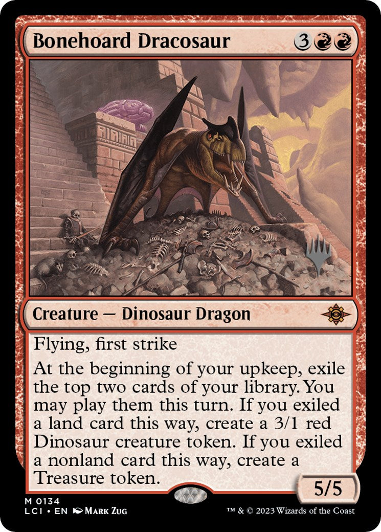 Bonehoard Dracosaur (Promo Pack) [The Lost Caverns of Ixalan Promos] MTG Single Magic: The Gathering | Red Claw Gaming