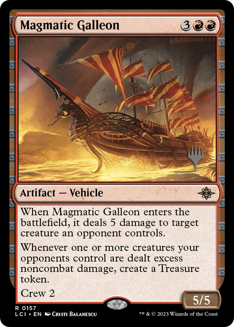 Magmatic Galleon (Promo Pack) [The Lost Caverns of Ixalan Promos] MTG Single Magic: The Gathering | Red Claw Gaming