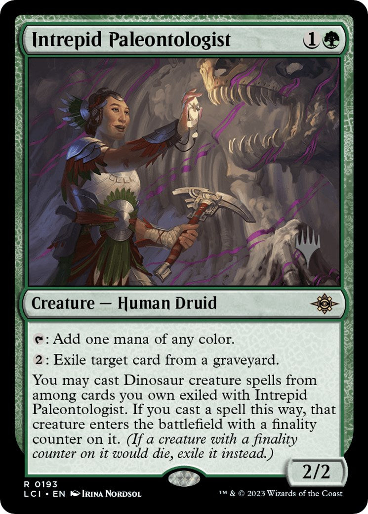 Intrepid Paleontologist (Promo Pack) [The Lost Caverns of Ixalan Promos] MTG Single Magic: The Gathering | Red Claw Gaming