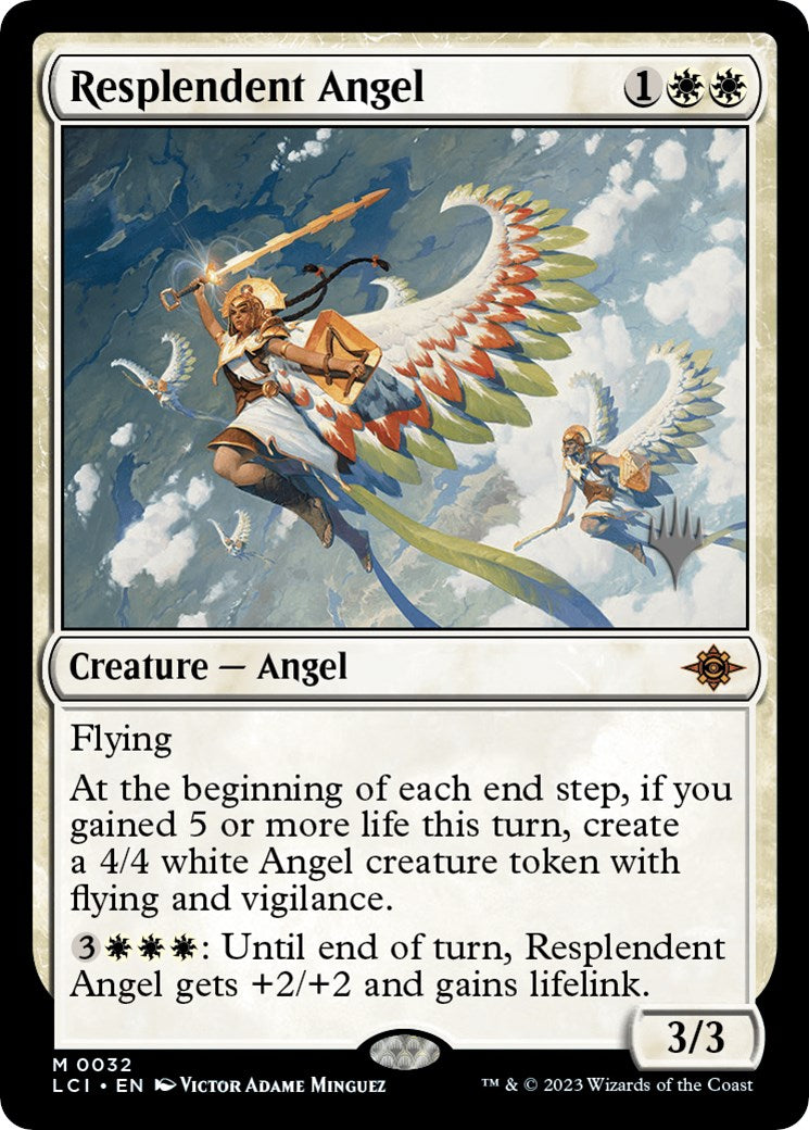 Resplendent Angel (Promo Pack) [The Lost Caverns of Ixalan Promos] MTG Single Magic: The Gathering | Red Claw Gaming