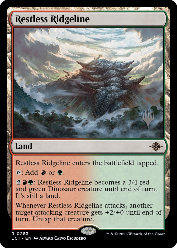 Restless Ridgeline (Promo Pack) [The Lost Caverns of Ixalan Promos] MTG Single Magic: The Gathering | Red Claw Gaming