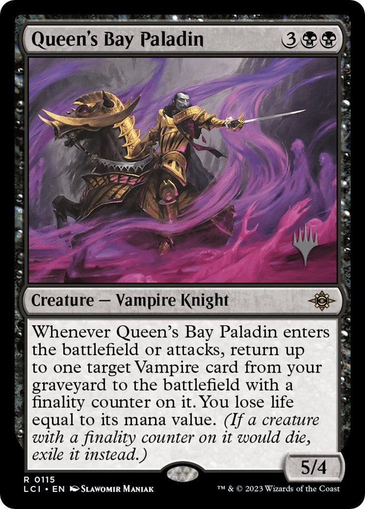 Queen's Bay Paladin (Promo Pack) [The Lost Caverns of Ixalan Promos] MTG Single Magic: The Gathering    | Red Claw Gaming