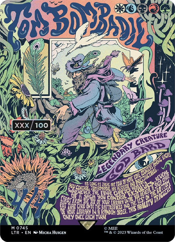 Tom Bombadil (Borderless Poster) (Serialized) [The Lord of the Rings: Tales of Middle-Earth] MTG Single Magic: The Gathering | Red Claw Gaming