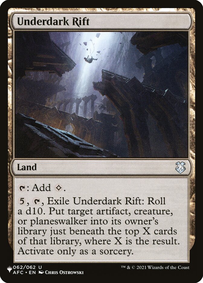 Underdark Rift [The List] MTG Single Magic: The Gathering | Red Claw Gaming