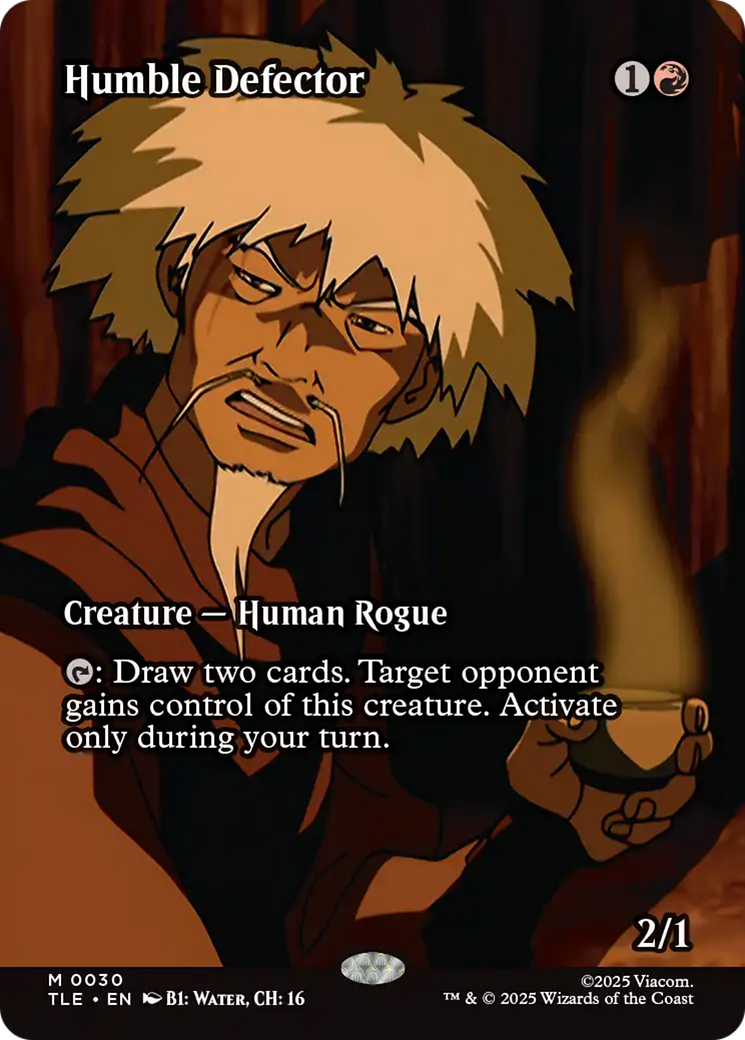 Humble Defector (Borderless) [Avatar: The Last Airbender: Eternal-Legal] MTG Single Magic: The Gathering | Red Claw Gaming