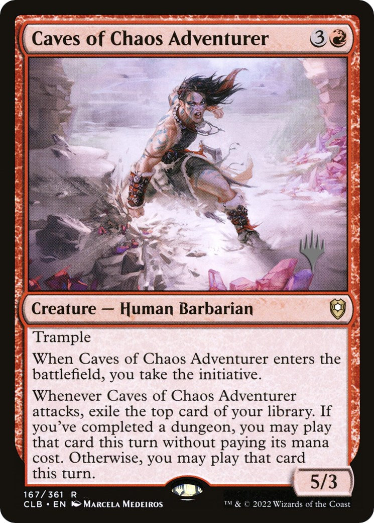 Caves of Chaos Adventurer (Promo Pack) [The Lost Caverns of Ixalan Promos] MTG Single Magic: The Gathering | Red Claw Gaming