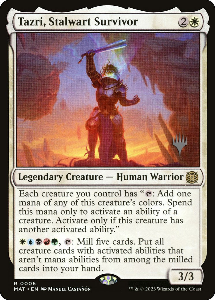 Tazri, Stalwart Survivor (Promo Pack) [The Lost Caverns of Ixalan Promos] MTG Single Magic: The Gathering    | Red Claw Gaming