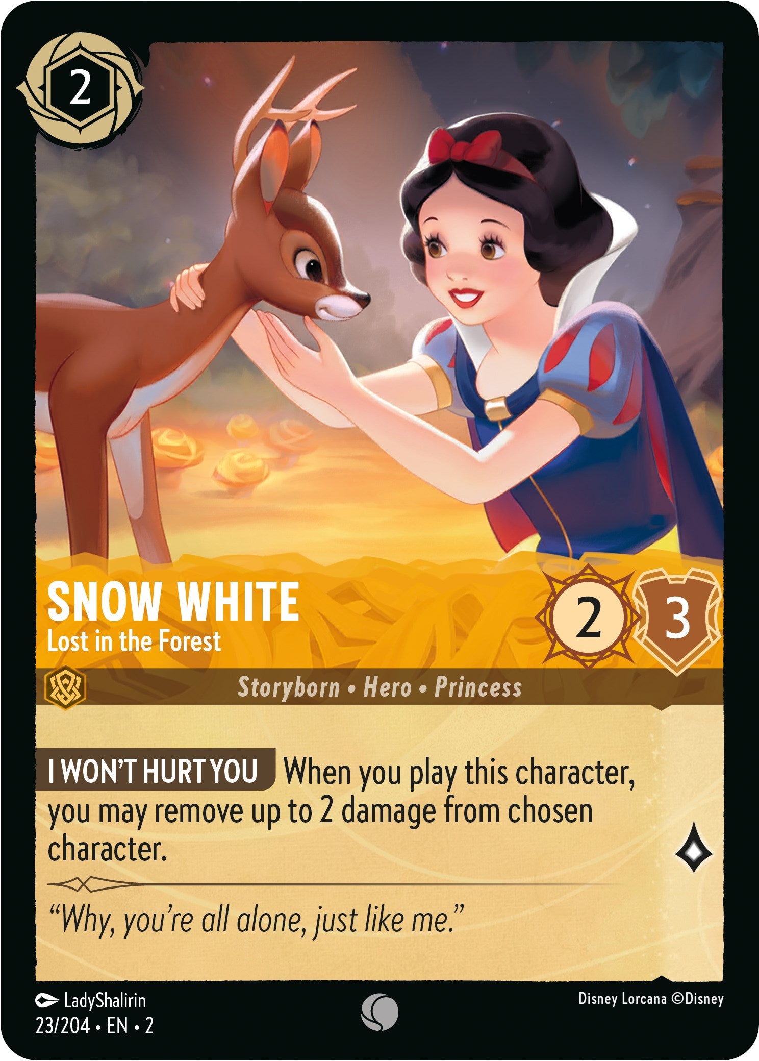 Snow White - Lost in the Forest (23/204) [Rise of the Floodborn] Lorcana Single Disney | Red Claw Gaming