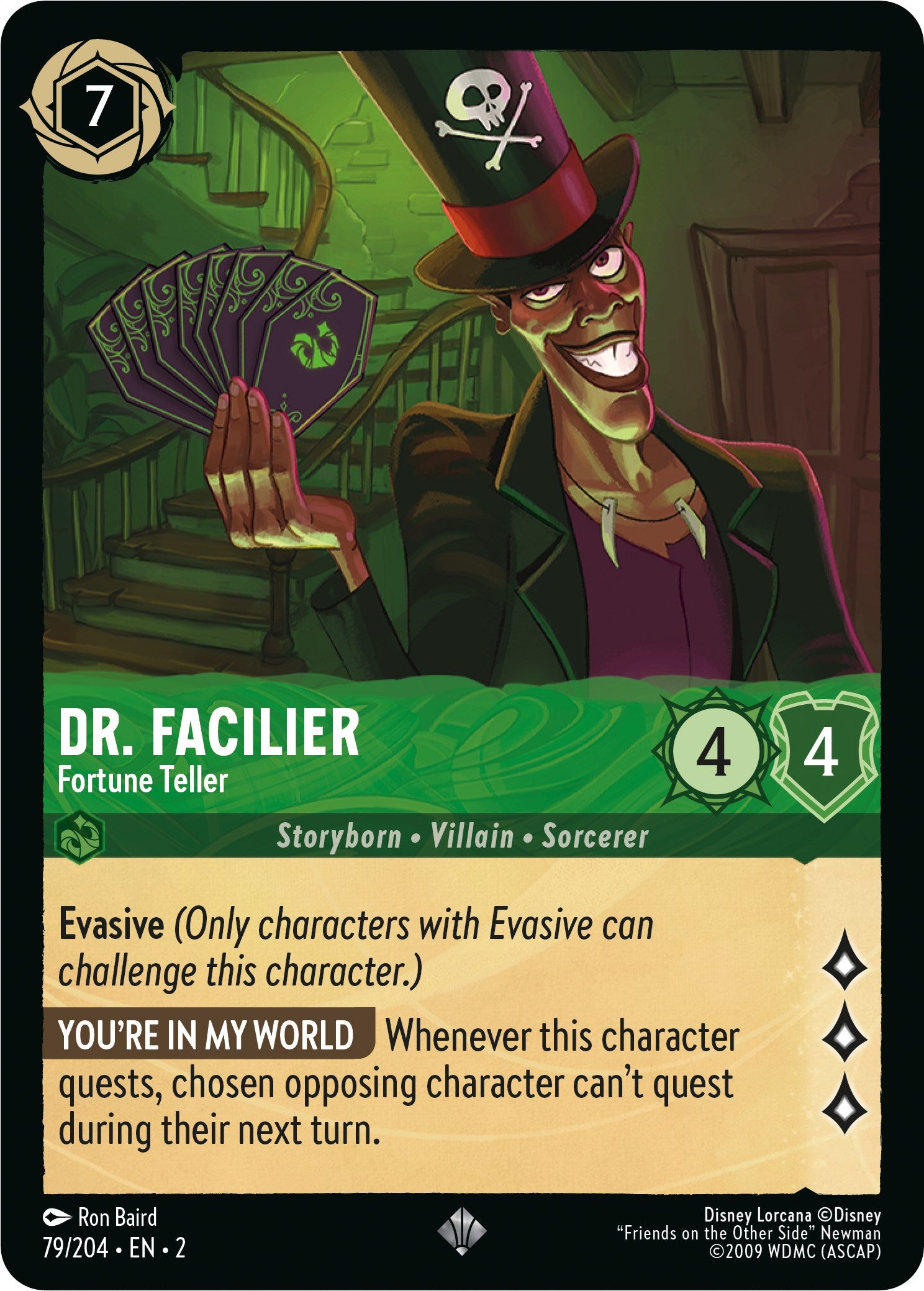 Dr. Facilier - Fortune Teller (79/204) [Rise of the Floodborn] Lorcana Single Disney | Red Claw Gaming