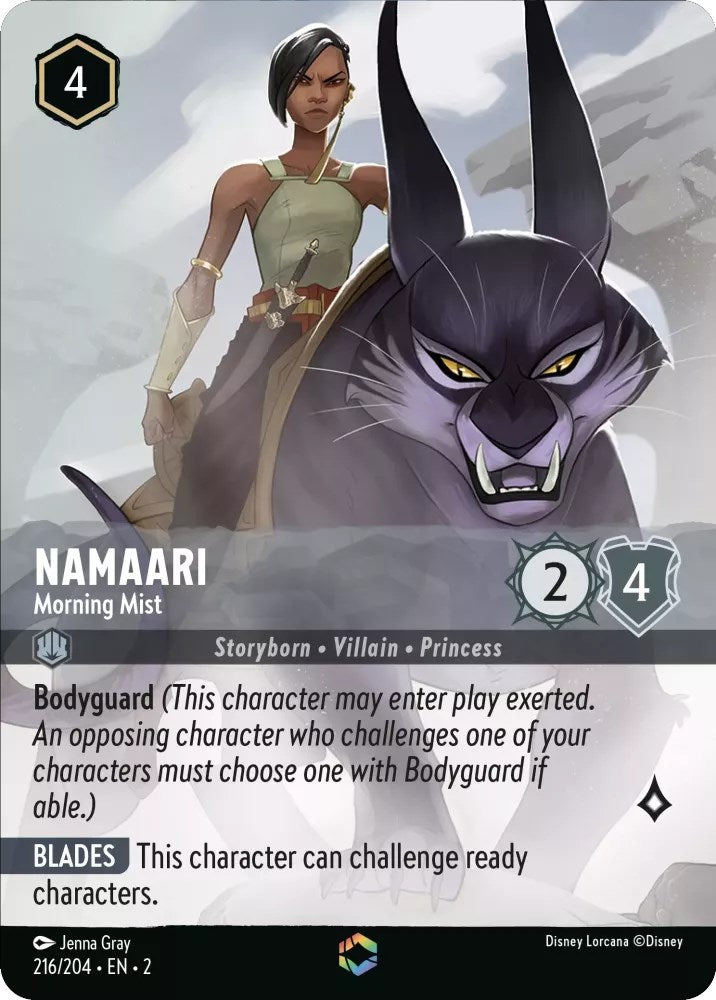 Namaari - Morning Mist (Enchanted) (216/204) [Rise of the Floodborn] Lorcana Single Disney | Red Claw Gaming