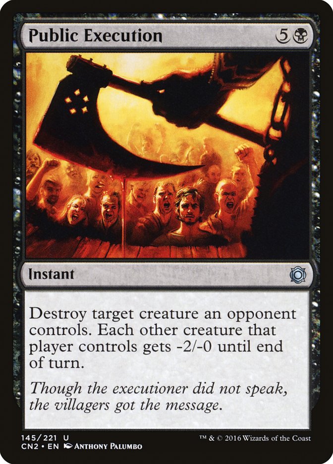 Public Execution [Conspiracy: Take the Crown] MTG Single Magic: The Gathering | Red Claw Gaming