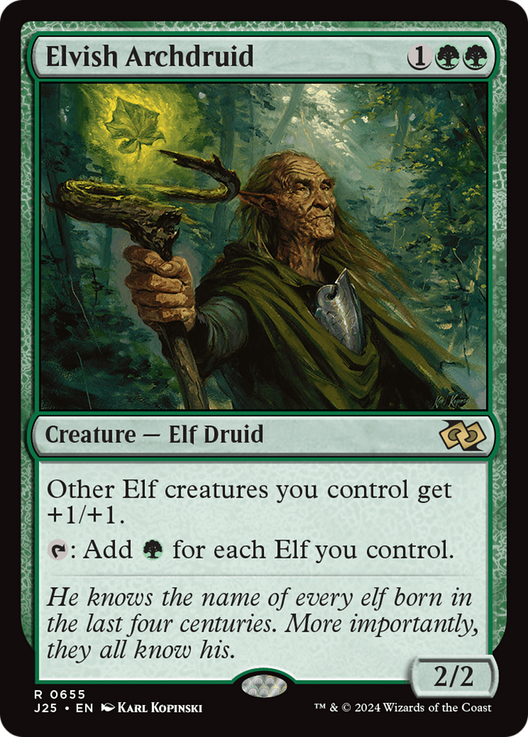 Elvish Archdruid [Foundations Jumpstart] MTG Single Magic: The Gathering | Red Claw Gaming