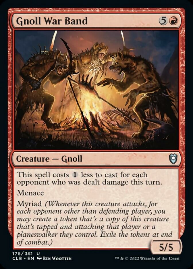 Gnoll War Band [Commander Legends: Battle for Baldur's Gate] MTG Single Magic: The Gathering | Red Claw Gaming