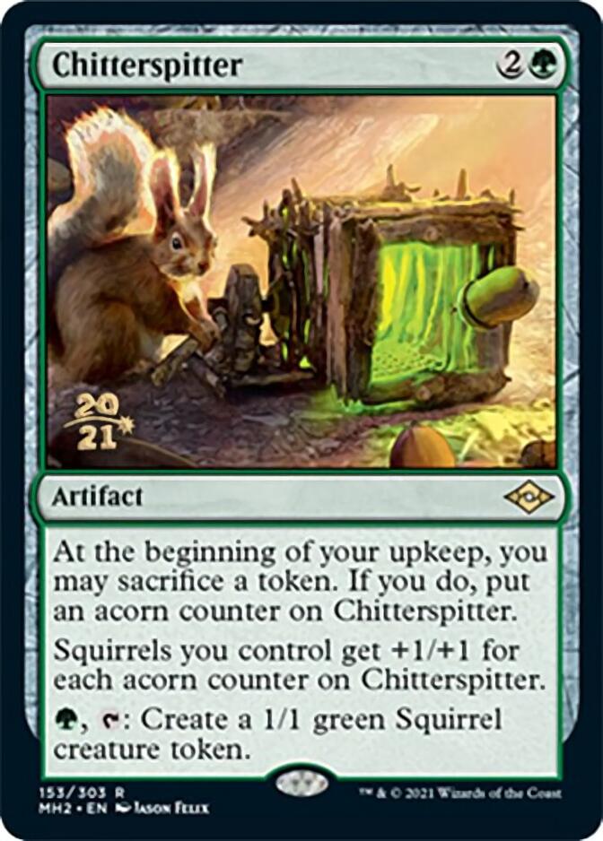 Chitterspitter [Modern Horizons 2 Prerelease Promos] MTG Single Magic: The Gathering | Red Claw Gaming